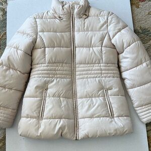 Mayoral Kids Cream Puffer Jacket